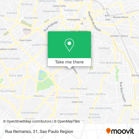 Mapa Rua Remanso, 31