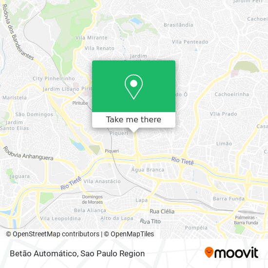 Betão Automático map