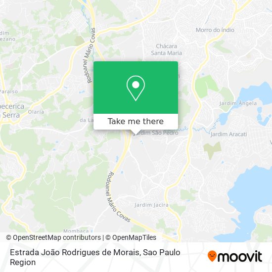 Estrada João Rodrigues de Morais map