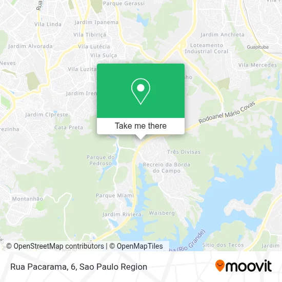 Rua Pacarama, 6 map