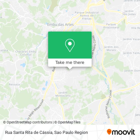 Rua Santa Rita de Cássia map