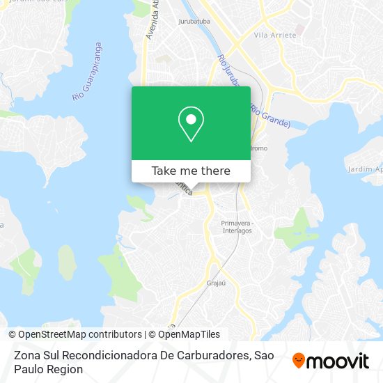 Zona Sul Recondicionadora De Carburadores map