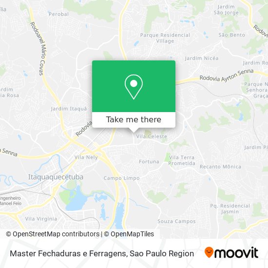 Master Fechaduras e Ferragens map