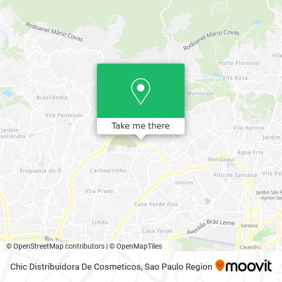 Chic Distribuidora De Cosmeticos map