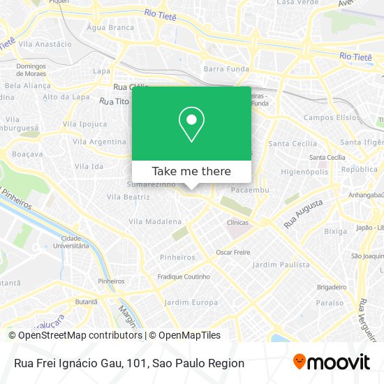 Rua Frei Ignácio Gau, 101 map
