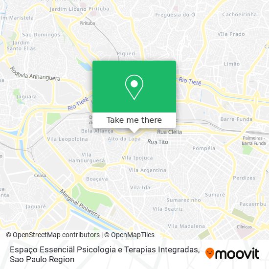 Espaço Essenciäl Psicologia e Terapias Integradas map