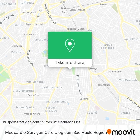 Mapa Medcardio Serviços Cardiológicos