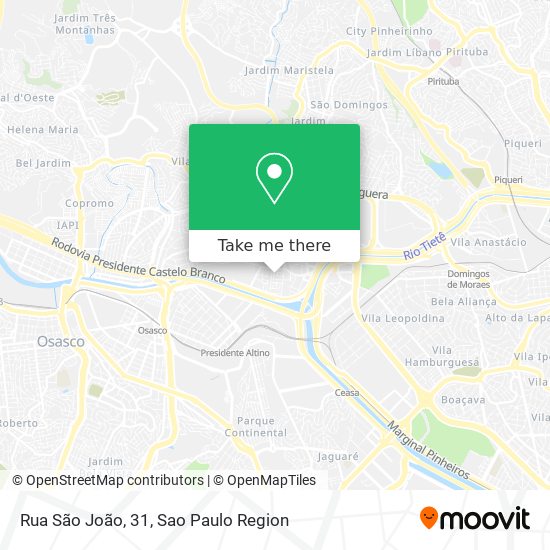 Rua São João, 31 map