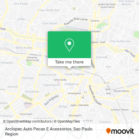 Arclopec Auto Pecas E Acessorios map