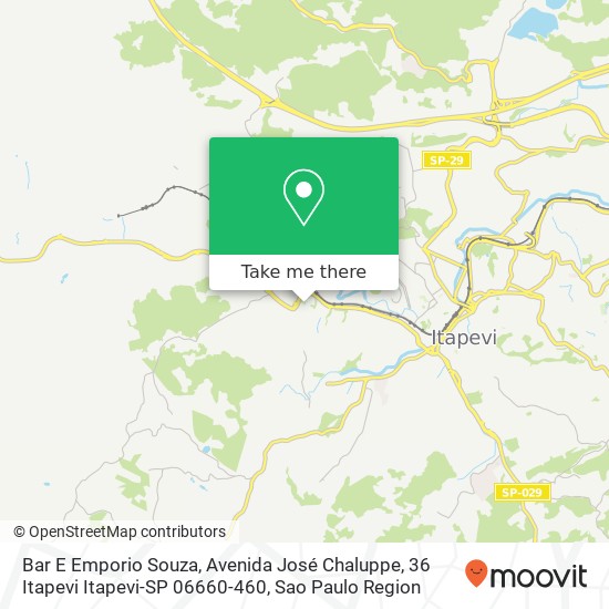 Bar E Emporio Souza, Avenida José Chaluppe, 36 Itapevi Itapevi-SP 06660-460 map