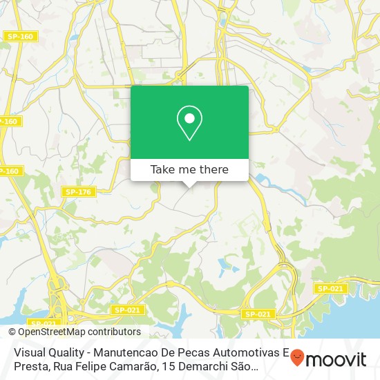 Visual Quality - Manutencao De Pecas Automotivas E Presta, Rua Felipe Camarão, 15 Demarchi São Bernardo do Campo-SP 09820-140 map