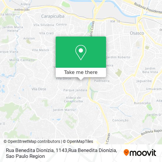 Rua Benedita Dionízia, 1143,Rua Benedita Dionízia map
