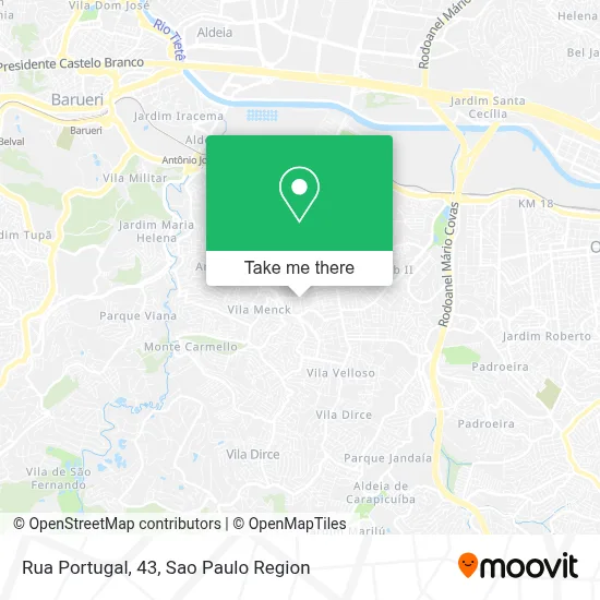 Rua Portugal, 43 map