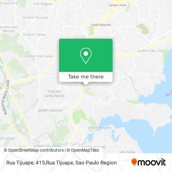 Mapa Rua Tijuape, 415,Rua Tijuape