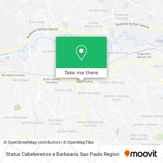 Mapa Status Cabeleireiros e Barbearia