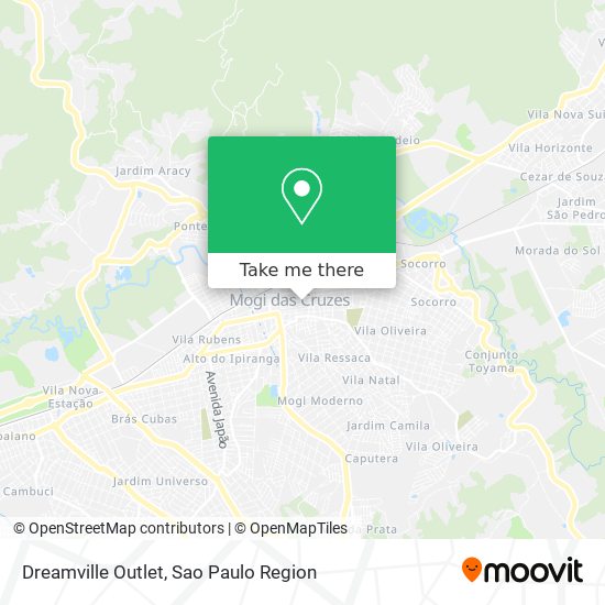 Mapa Dreamville Outlet