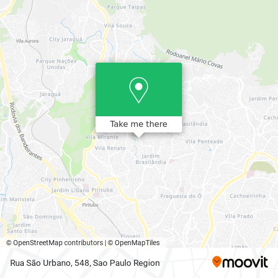 Rua São Urbano, 548 map