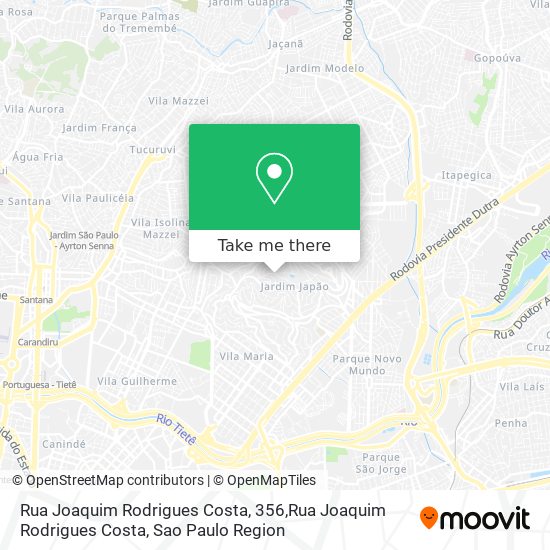Rua Joaquim Rodrigues Costa, 356,Rua Joaquim Rodrigues Costa map