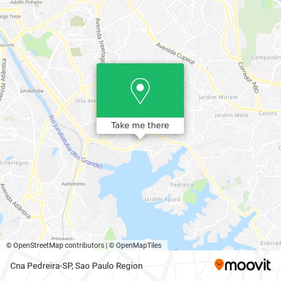 Mapa Cna Pedreira-SP