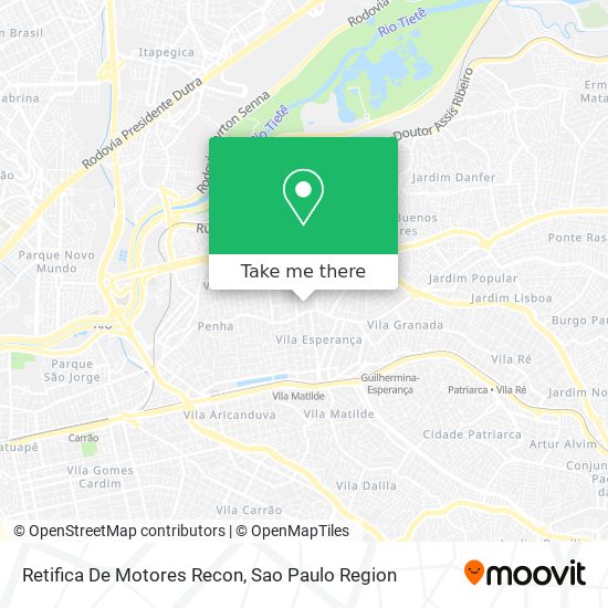 Retifica De Motores Recon map