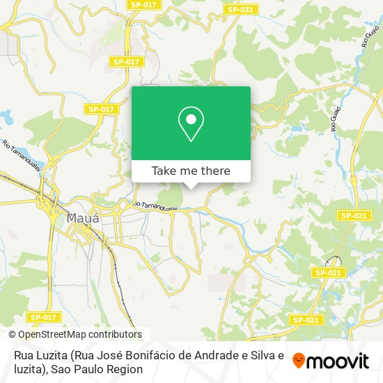 Rua Luzita (Rua José Bonifácio de Andrade e Silva e luzita) map