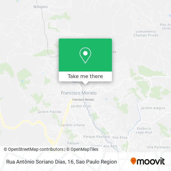 Rua Antônio Soriano Dias, 16 map