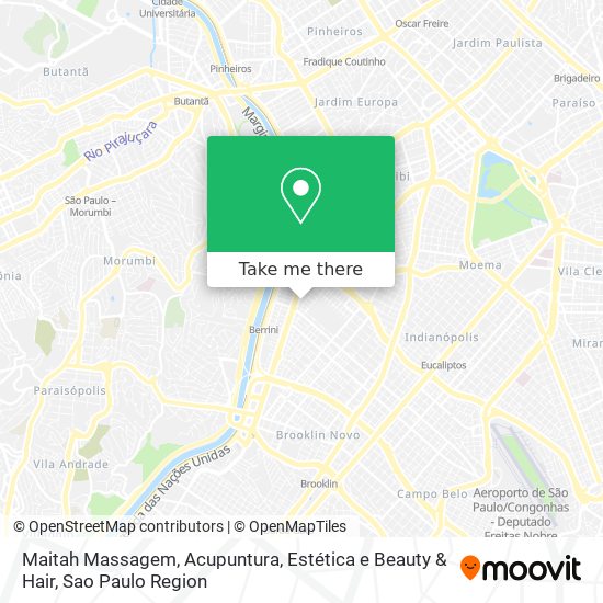 Maitah Massagem, Acupuntura, Estética e Beauty & Hair map