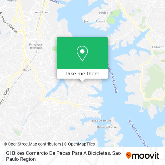 Mapa Gl Bikes Comercio De Pecas Para A Bicicletas