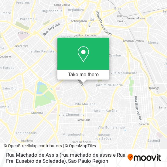 Rua Machado de Assis (rua machado de assis e Rua Frei Eusebio da Soledade) map