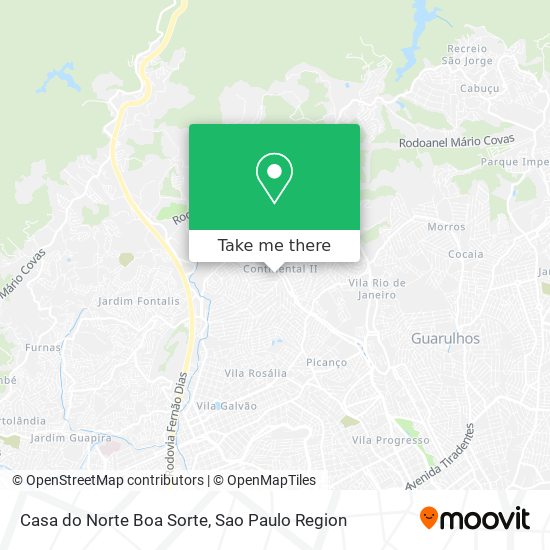 Casa do Norte Boa Sorte map