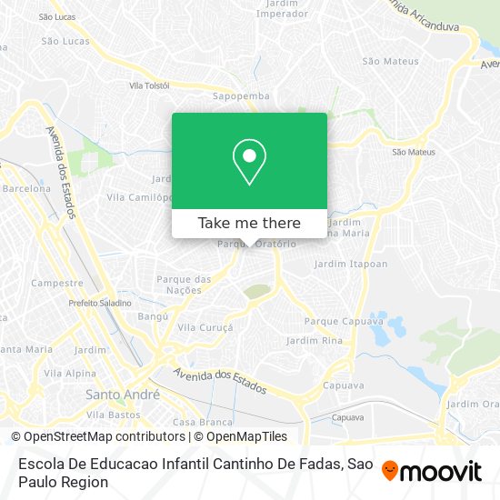 Mapa Escola De Educacao Infantil Cantinho De Fadas