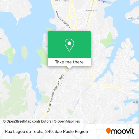 Mapa Rua Lagoa da Tocha, 240