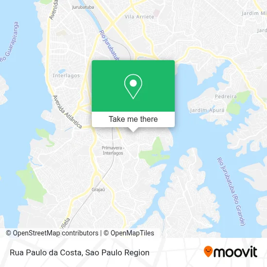 Rua Paulo da Costa map