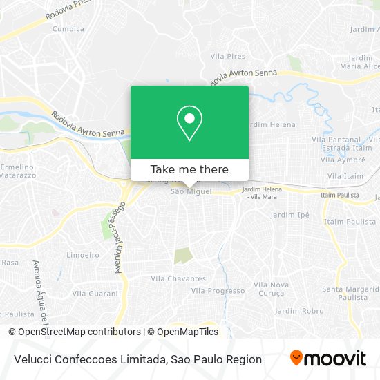 Velucci Confeccoes Limitada map