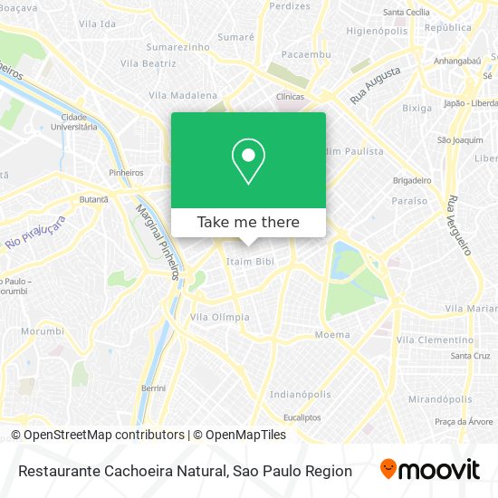 Restaurante Cachoeira Natural map