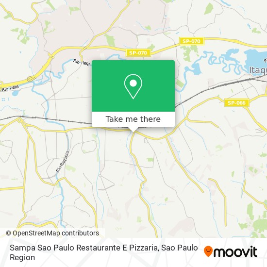 Sampa Sao Paulo Restaurante E Pizzaria map