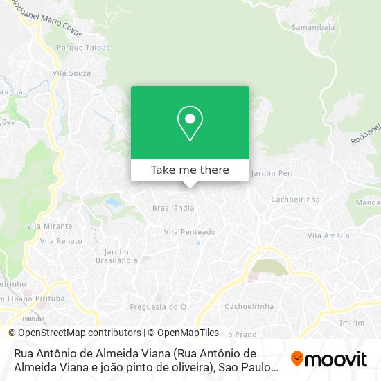 Mapa Rua Antônio de Almeida Viana (Rua Antônio de Almeida Viana e joão pinto de oliveira)