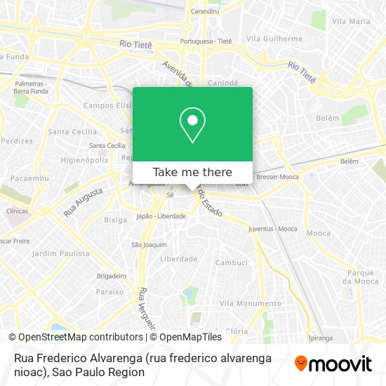 Mapa Rua Frederico Alvarenga (rua frederico alvarenga nioac)