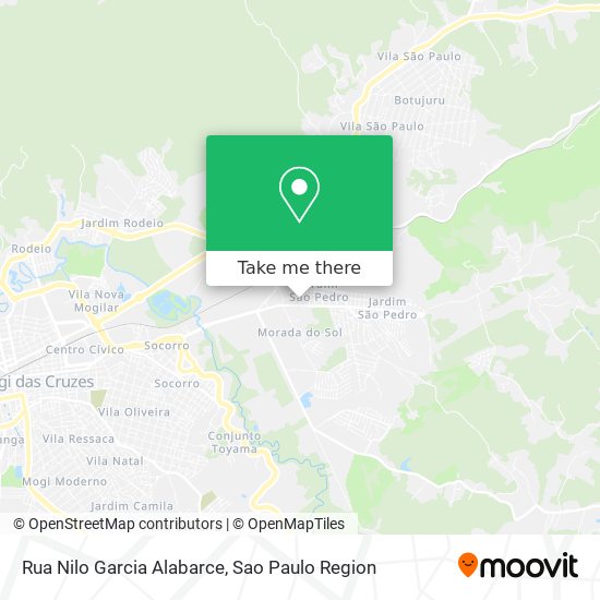 Rua Nilo Garcia Alabarce map
