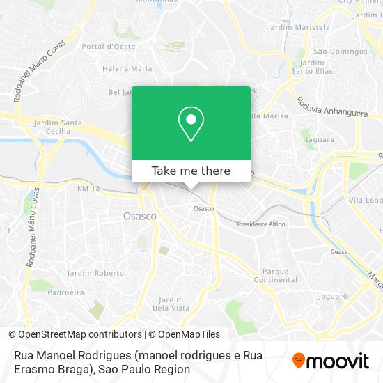 Rua Manoel Rodrigues (manoel rodrigues e Rua Erasmo Braga) map