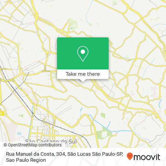 Rua Manuel da Costa, 304, São Lucas São Paulo-SP map