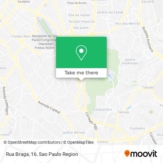 Rua Braga, 16 map