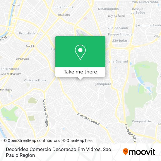 Decoridea Comercio Decoracao Em Vidros map