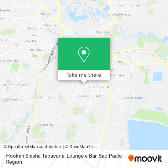 Hookah Shisha Tabacaria, Lounge e Bar map