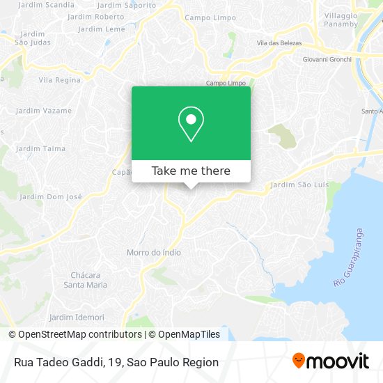 Mapa Rua Tadeo Gaddi, 19