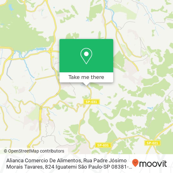 Alianca Comercio De Alimentos, Rua Padre Jósimo Morais Tavares, 824 Iguatemi São Paulo-SP 08381-710 map