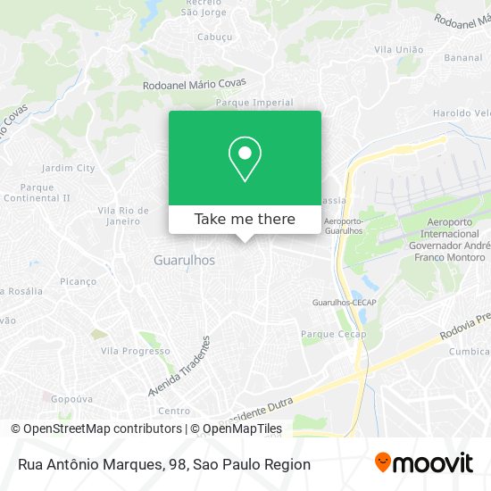 Rua Antônio Marques, 98 map