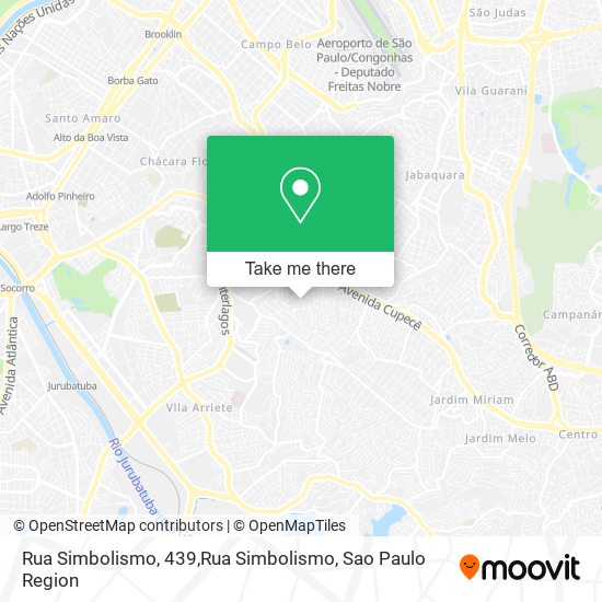 Mapa Rua Simbolismo, 439,Rua Simbolismo