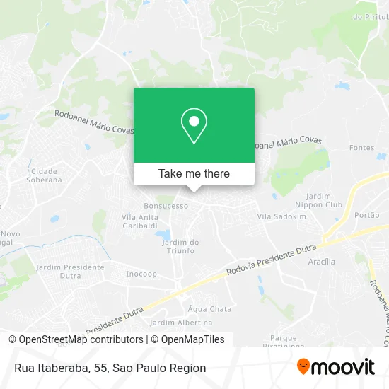 Rua Itaberaba, 55 map