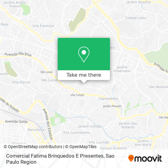 Mapa Comercial Fatima Brinquedos E Presentes